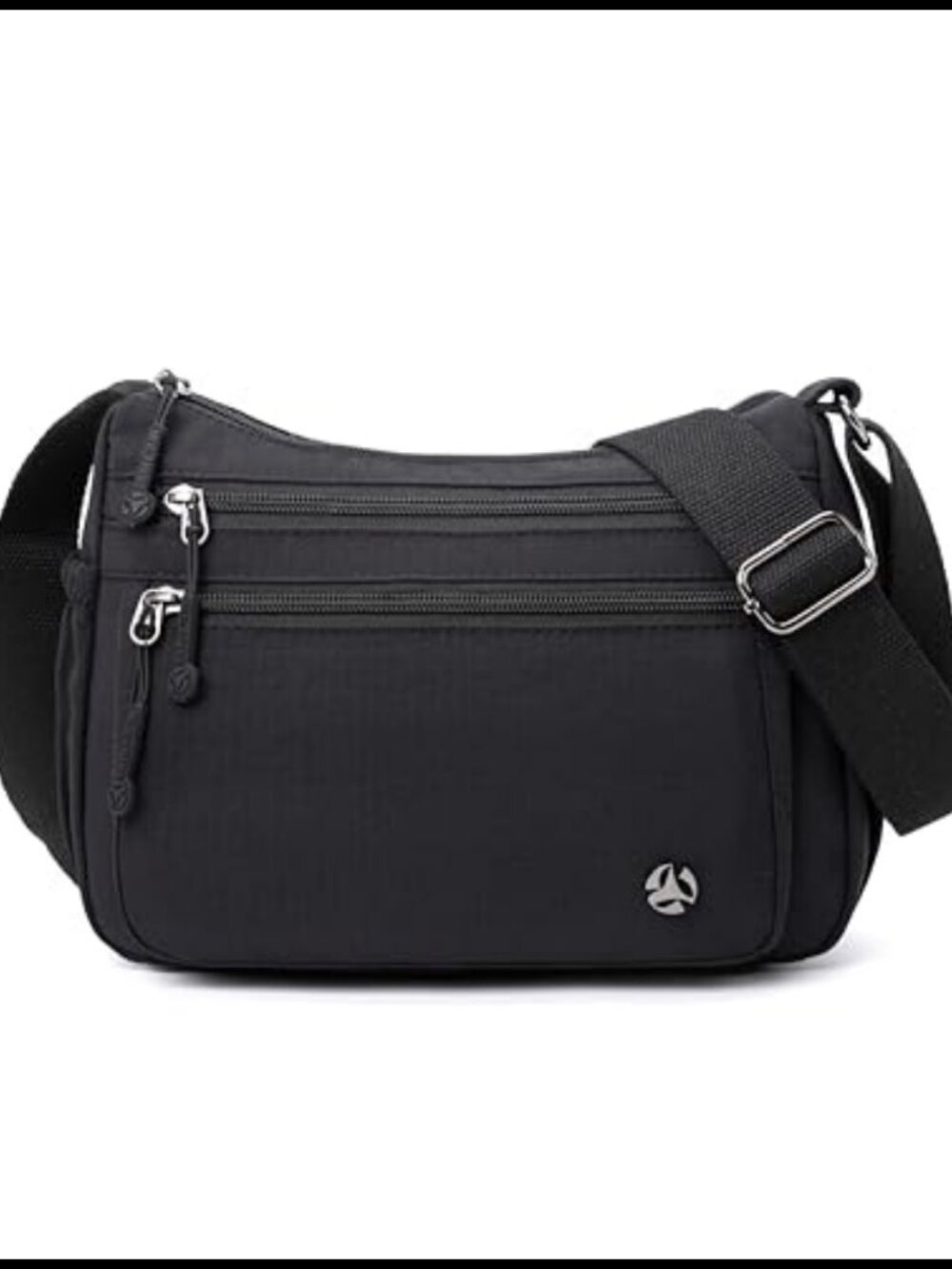 Waterproof Nylon Crossbody Shoulder Bag Multiple Pockets Messenger Purse